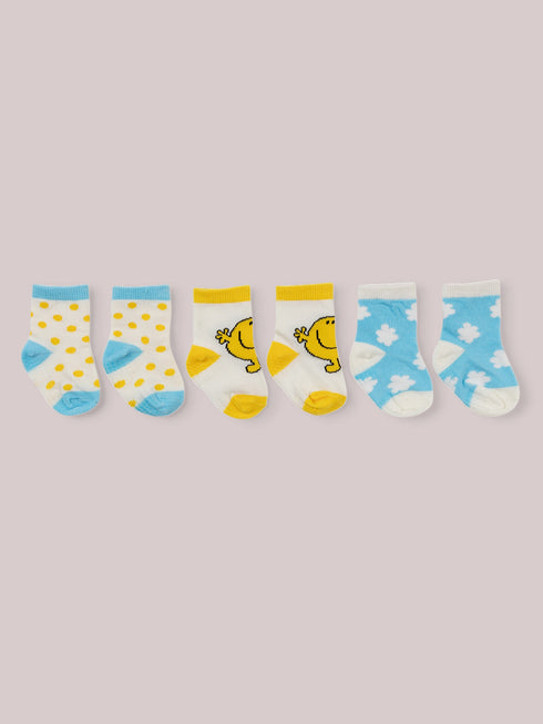 3-Pack Soft Durable Baby Socks Set - Mr. Happy™